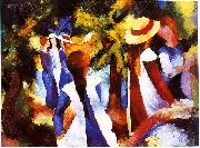 Madchen unter Baumen August Macke